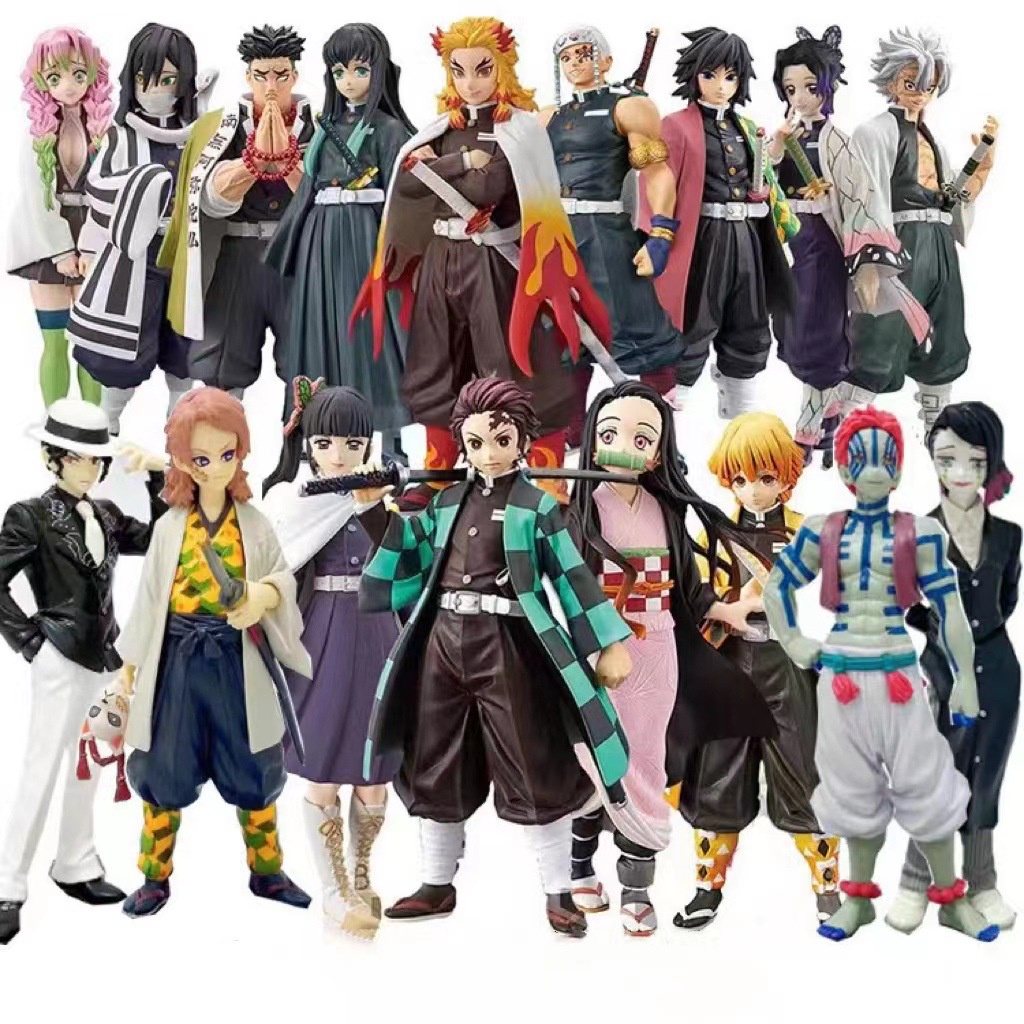 Bonecos Demon Slayer Boneco Anime Figuras Kimetsu No Yaiba Boneco -  Escorrega o Preço