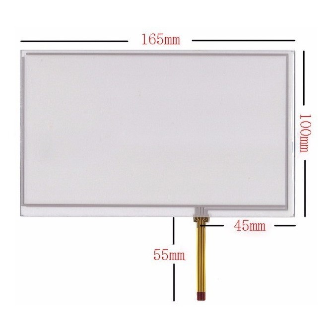 Tela Touch Screen Central Multimídia 7.0 Caska/m1/h Buster