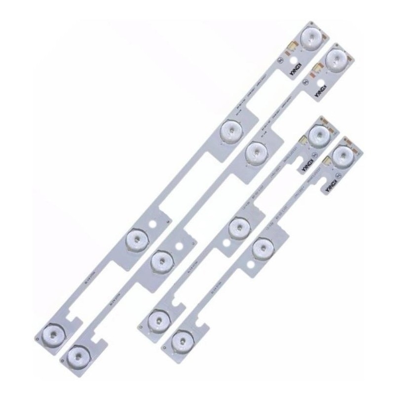 Kit c/4 Barras Aluminio - 32l2400 Dl3244 Dl3245i Dl3253 Novas tv semp toshiba