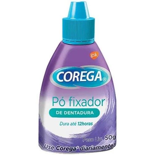 Corega Po Fixador 50 Gr Pó Fixador de Dentaduras