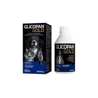 Glicopan Gold 250ml Vetnil - Suplemento Vitaminico em Oferta na Shopee