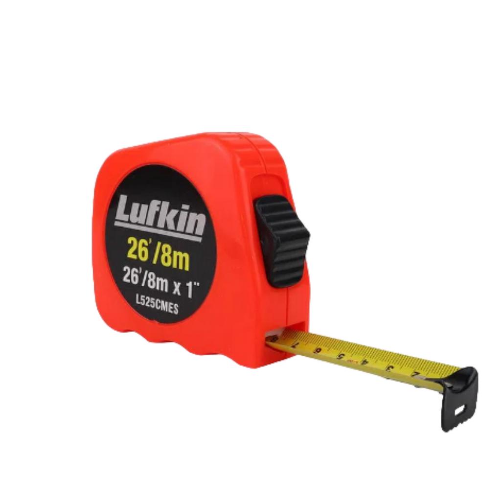 Trena 8 Metros Lufkin Modelo L525CME Fita Aço Design Ergonômico