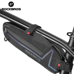ROCKBROS Bolsa De Bicicleta À Prova D'água Com Grande Capacidade/Resistente A Desgastes/MTB/Estrada /