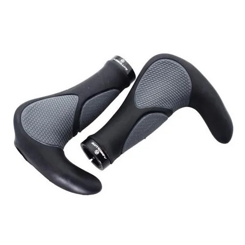 Manopla Absolute Eg3 Com Bar End Para Bike Mtb Guidão Bicicleta
