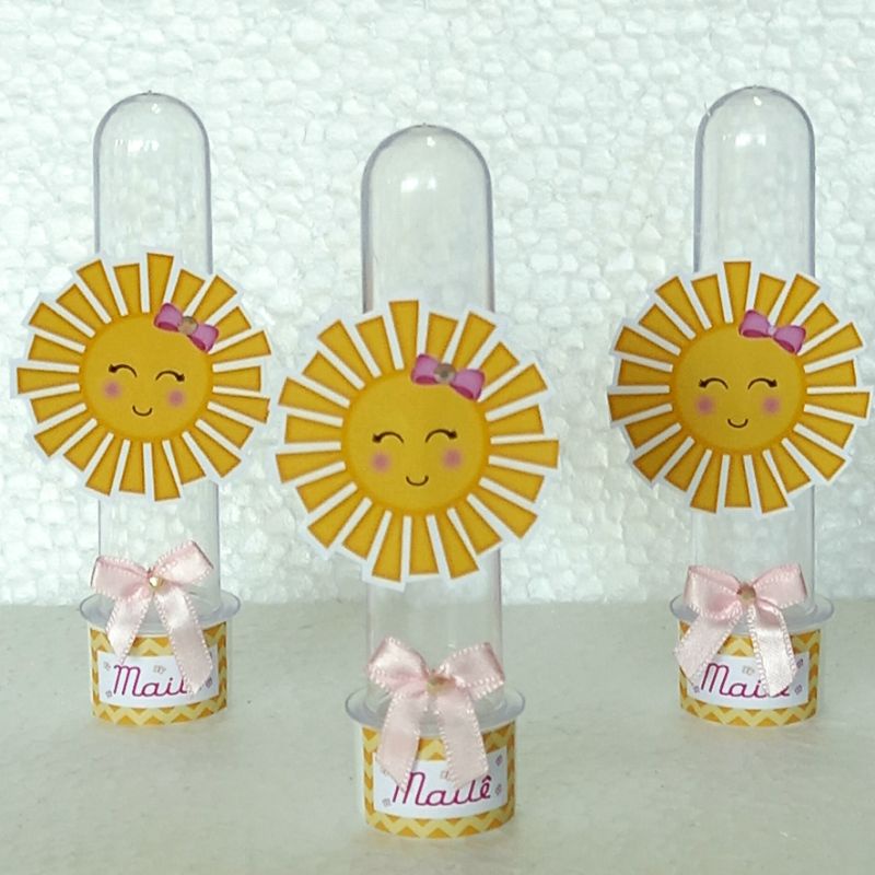 Tubetes Sunshine - Raio de Sol - com 15 unidades