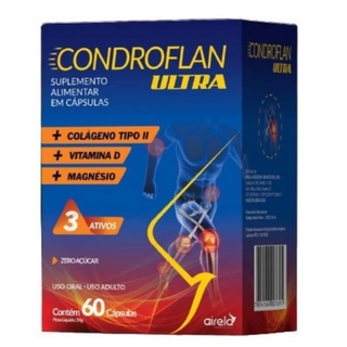 Condroflan Ultra 60 Caps - Colágeno Ii + Vit D + Magnésio