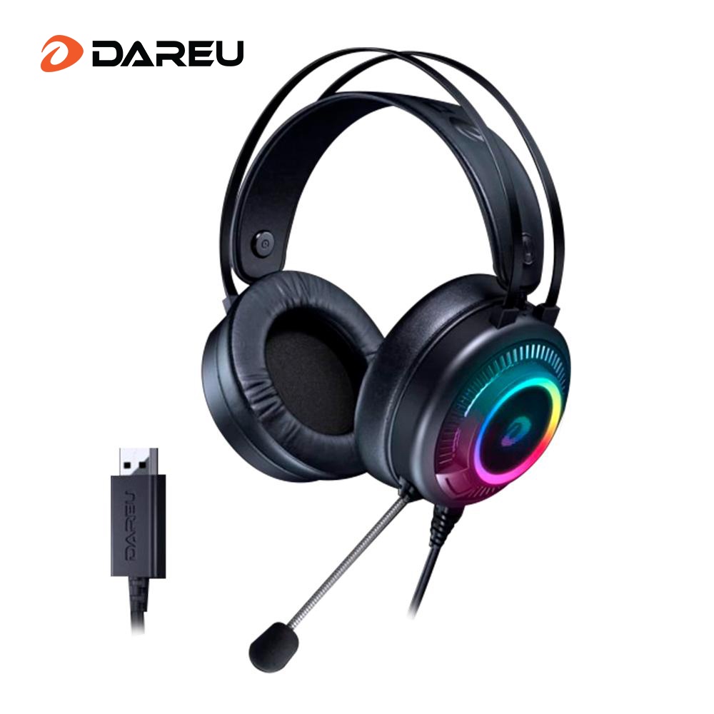 Headset Gamer RGB 7.1 Para Jogo USB/P2 - Dareu EH416