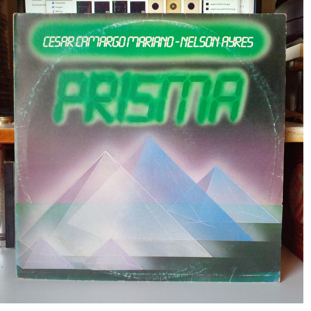 Lote 2 LPs CESAR CAMARGO MARIANO - NELSON AYRES (Prisma) 1985 e (Mitos) 1988 ambos com encartes