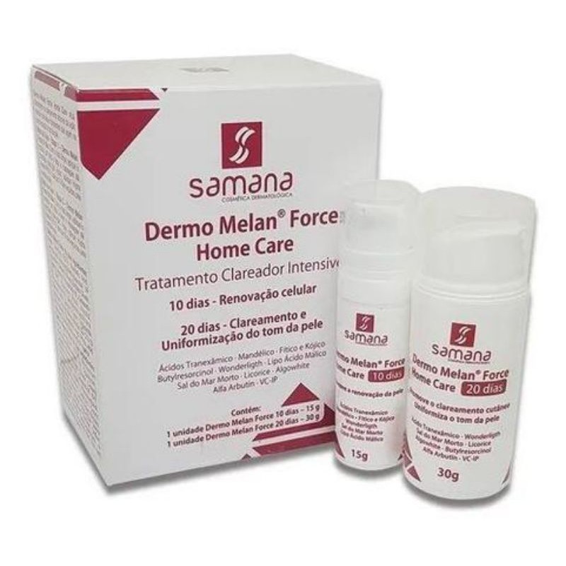 Samana Dermo Melan Force - Tratamento Clareador Intensivo em Oferta na Shopee
