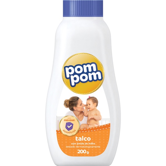 Talco pom pom 200g baby