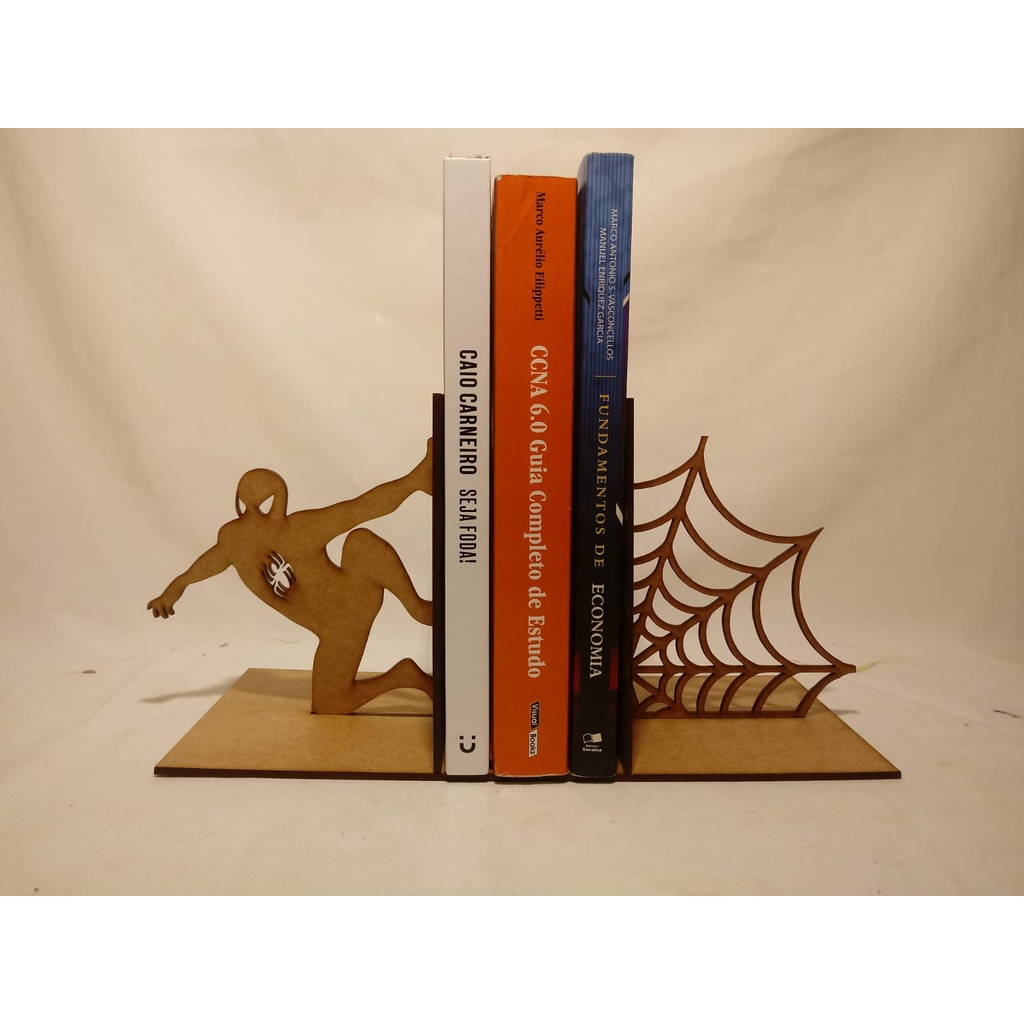 Suporte Porta Livros Homem Aranha