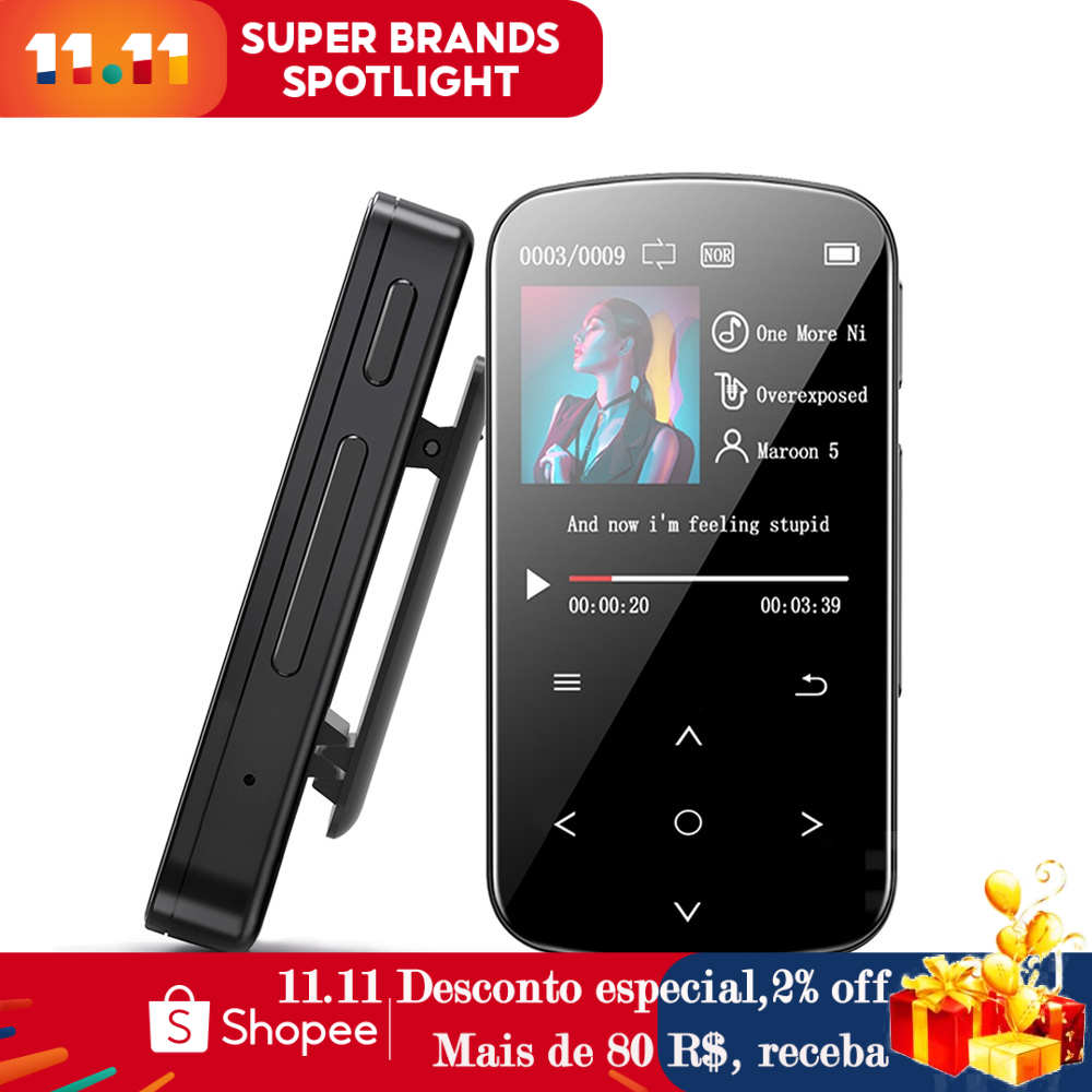 MP3 Player BENJIE M9 Bluetooth Sem Incorporada A Versão De Memória Mini