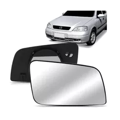 Lente Retrovisor Astra 99 00 Com Base