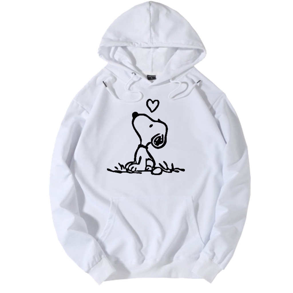 Moletom De Frio Canguru Unissex Snoopy Lindo Qualidade Top