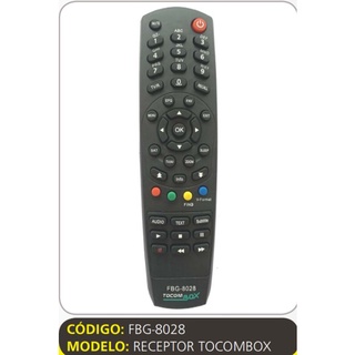 8028 Controle Remoto Receptor tocombox