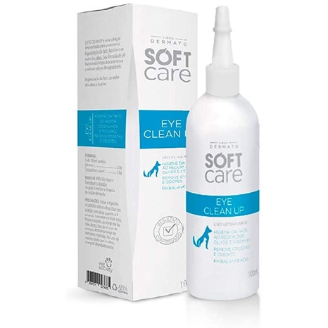 SOFT CARE EYE CLEAN UP - LIMPEZA OLHOS E FOCINHO - 100 ML | Shopee Brasil