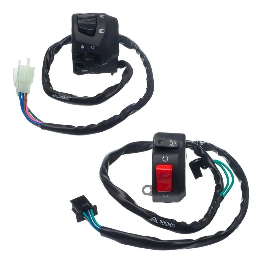 Kit Chave Punho Luz + Punho De Partida Xtz Crosser 150 Ed em Oferta na Shopee