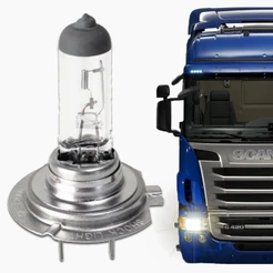 Lâmpada Automotiva Halógena H7 24V Px26d 70W para Farol Caminhão