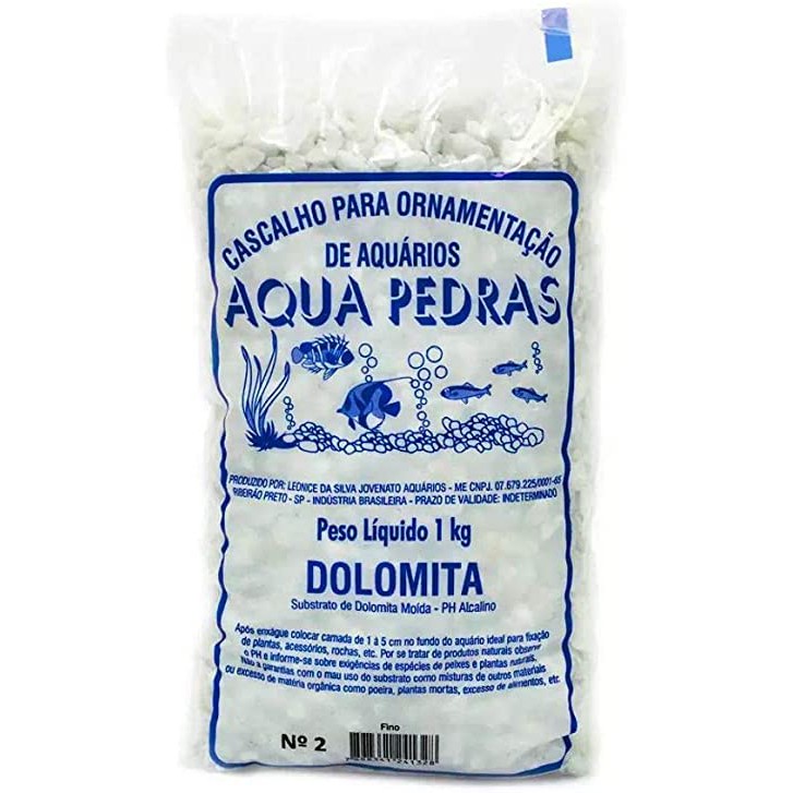 Substrato Para Aquários Aqua Pedras Dolomita - Tamanho 2 em Oferta na Shopee