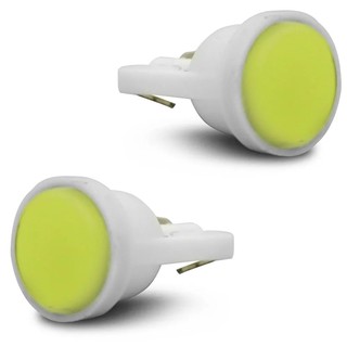 Par Lâmpada Led T10 Pingo Cob = 18 Leds Teto Mala Placa Carro Moto