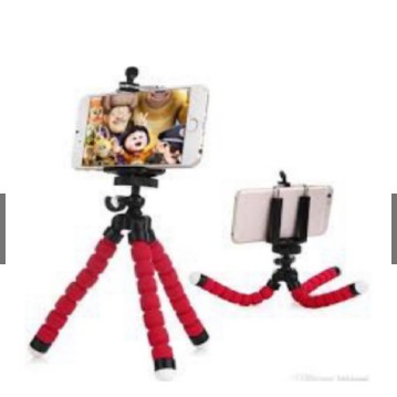 Suporte Mini Tripe para Celular Smartphone Flexível Tripé Gravar Vídeo Foto