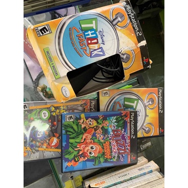 Disney Think Fast + 3 Jogos Buzz Americano Playstation 2