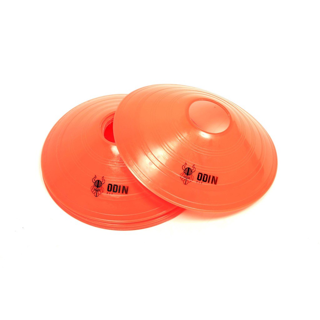 Kit Funcional Escada Agilidade Pvc + 10 Cones Amarelos + 10 Chapeu Half Laranja Demarcatório - Odin Fit · foto 2
