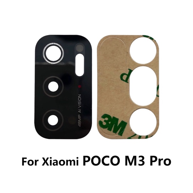 Vidro da Camera Xiaomi Poco M3 Pro 5G Lente da Câmera Traseira Vidrinho Traseira