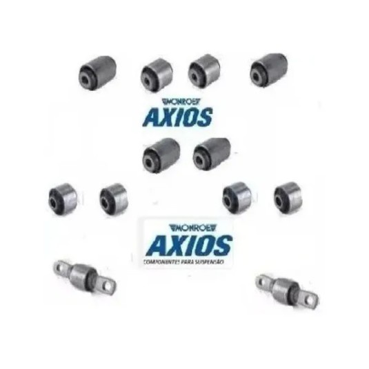 Kit 12 Buchas Traseiras Originais Axios - Honda Civic 1996 1997 1998 1999 2000