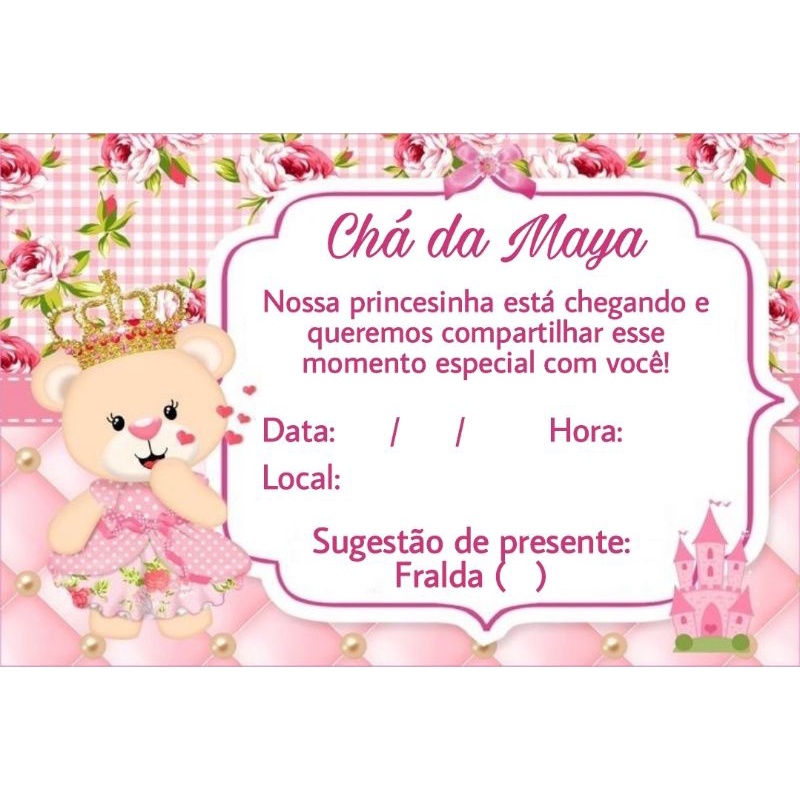 Convite Chá de Fralda: Onde Comprar | BuscaProdutos