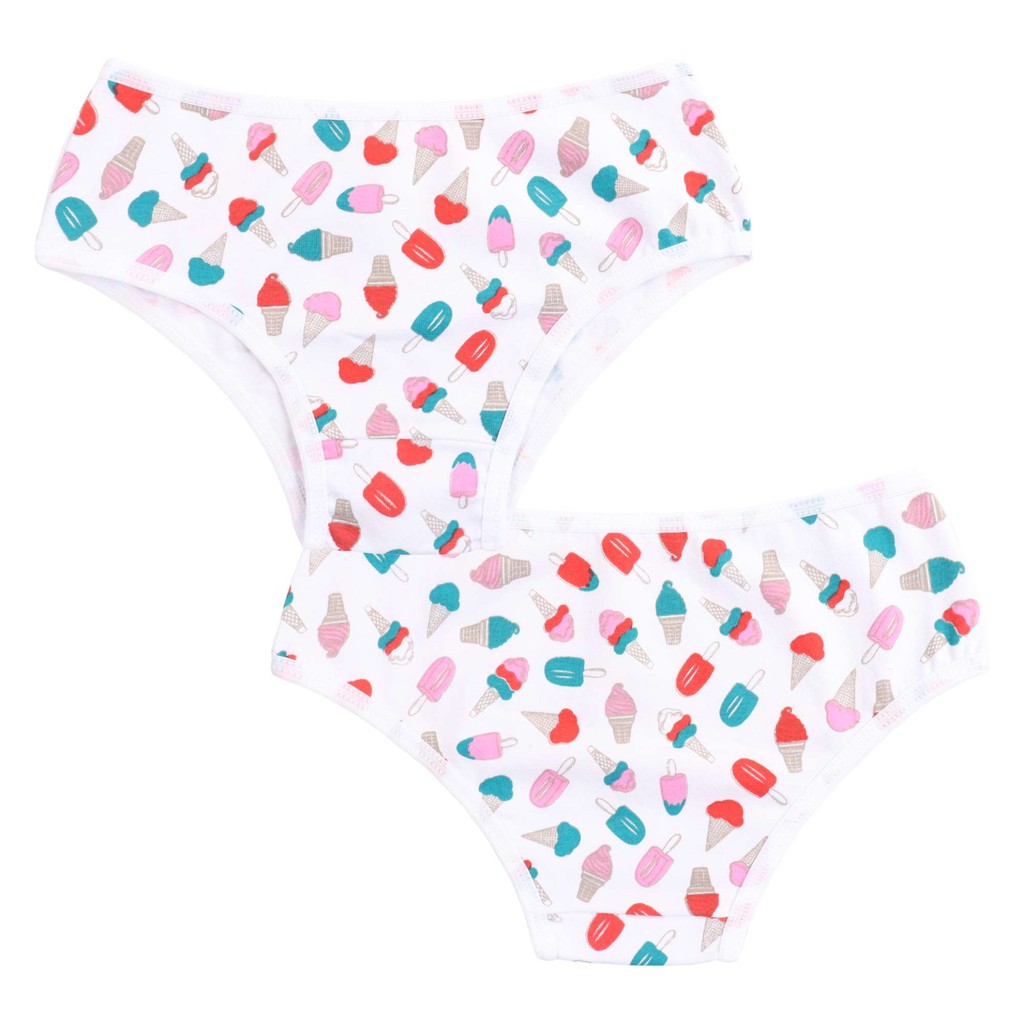 Kit 3 calcinha cotton juvenil estampada forro 100% algodão confortável de 5 a 11 anos