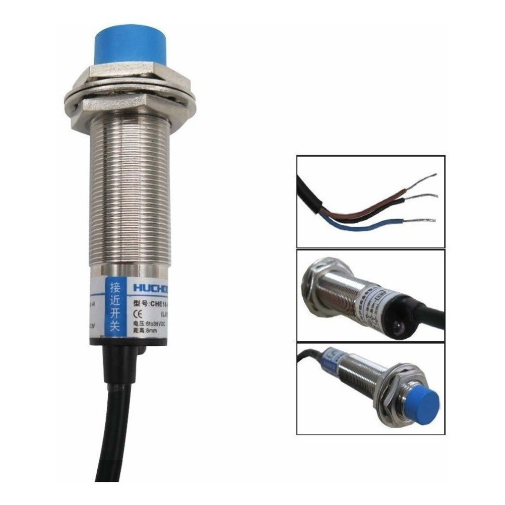 Sensor Indutivo 6/36v Npn N Aberto 4mm Alcance Lj12a3-4-z/bx [ Código 212 ]