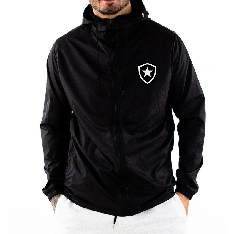 Jaqueta Corta Vento Botafogo Ziper