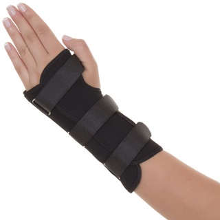 Ortese Com Tala Para Punho Em Neoprene Preto