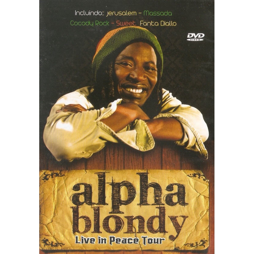 Dvd Alpha Blondy - Live In Peace Tour