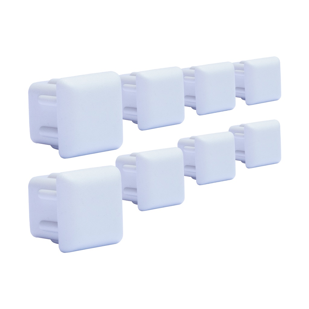 8 Ponteira De Protecao Pe Cadeira Quadrado Mesa Jantar 2x2cm