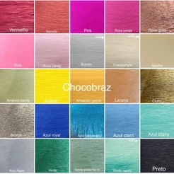 400 papel embalagem para BEM CASADO + 400 celofane//(CHOCO)