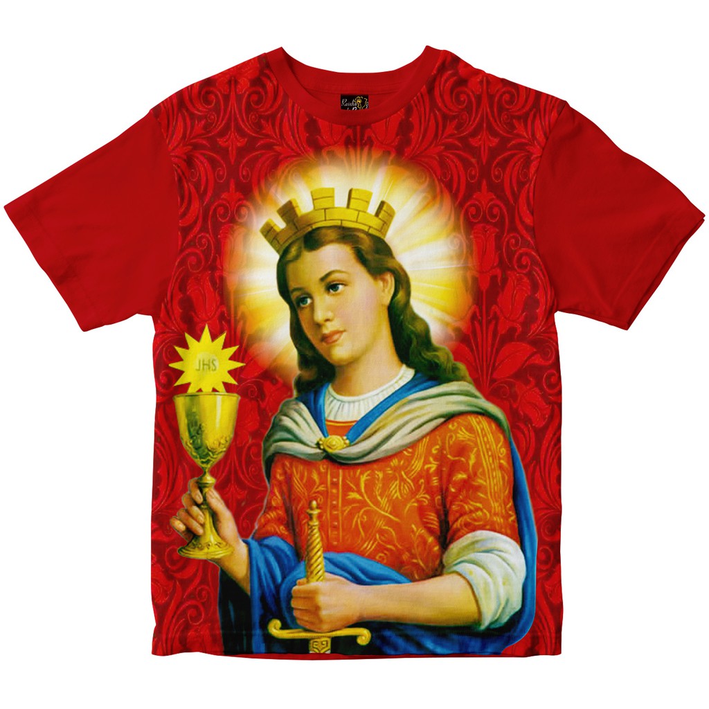 Camiseta Santa Bárbara Rainha do Brasil Vermelha