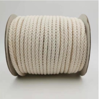 Cordão decorativo torcido com 5mm ,6mm,7mm de espessura,  corda de decoração de algodão, 50 metros de comprimento em Oferta na Shopee