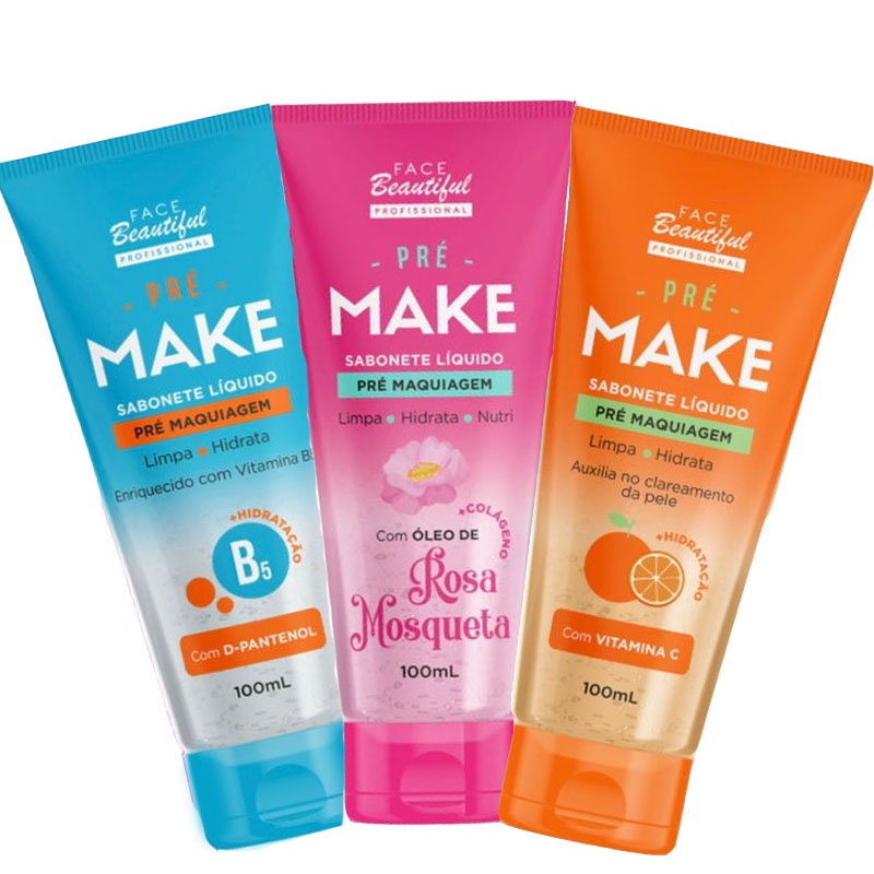 Sabonete Líquido Linha Pré Make Face Beautiful em Oferta na Shopee