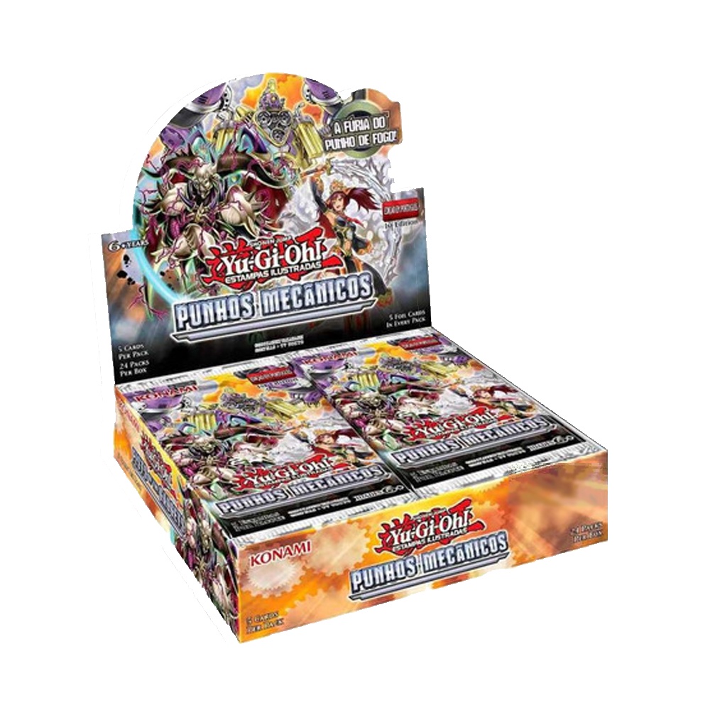 Booster Box YuGiOh! Punhos Mecânicos Cartas Yugioh Konami
