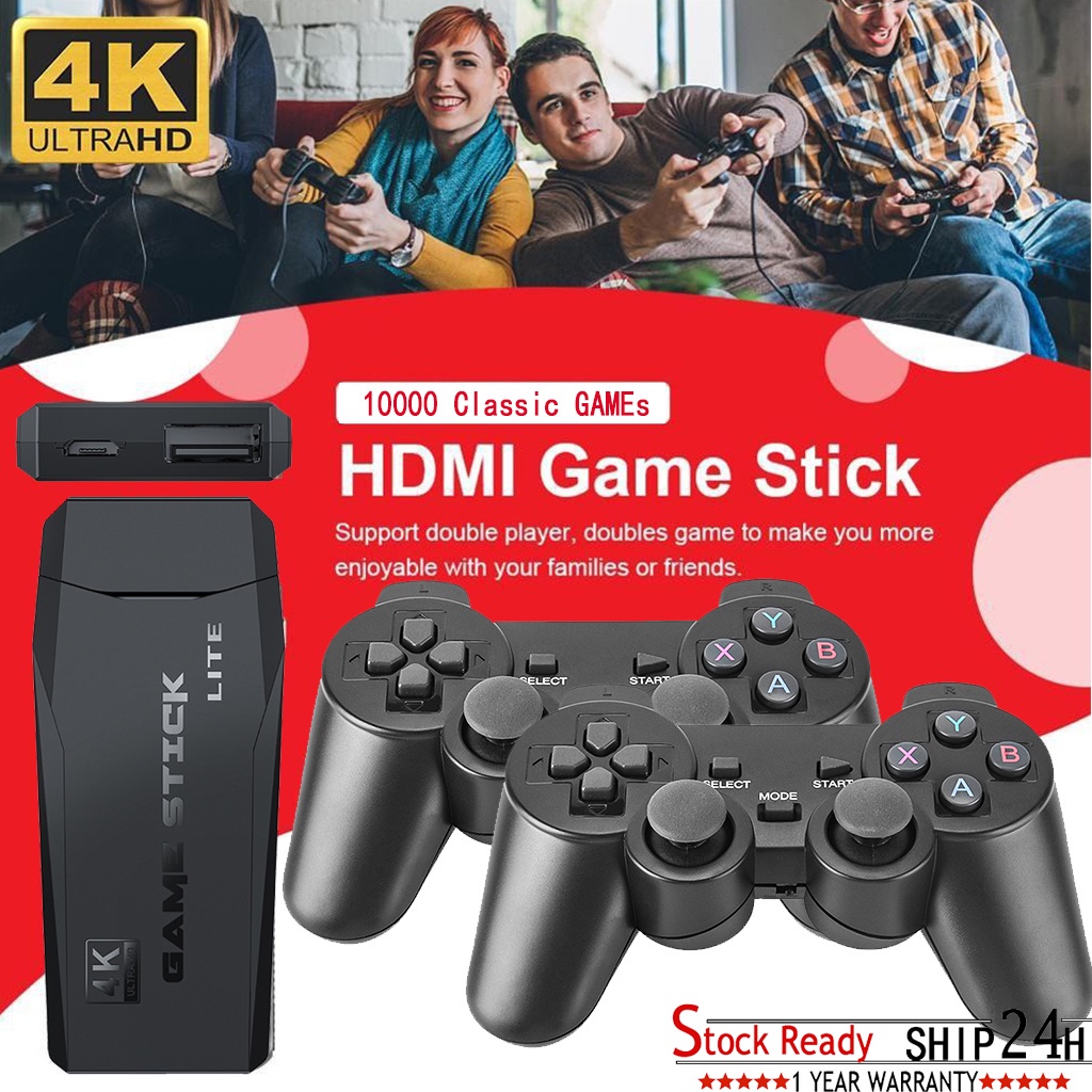 [ 48FAST DELIVERY] Game Stick M8 4K TV Família console de videogame com