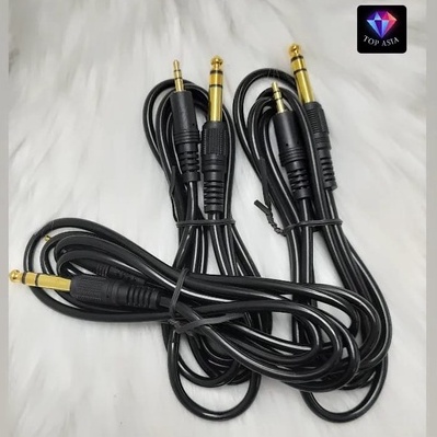 Cabo P2 / P10 1.5m Reforcado Para Caixa De Som em Oferta na Shopee