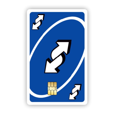 adesivo para cartão credito debito skin card reverse uno