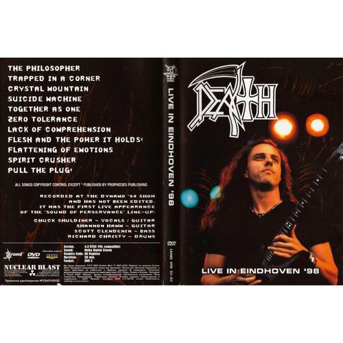 Death Live Eindhoven (1998) Shopee Brasil