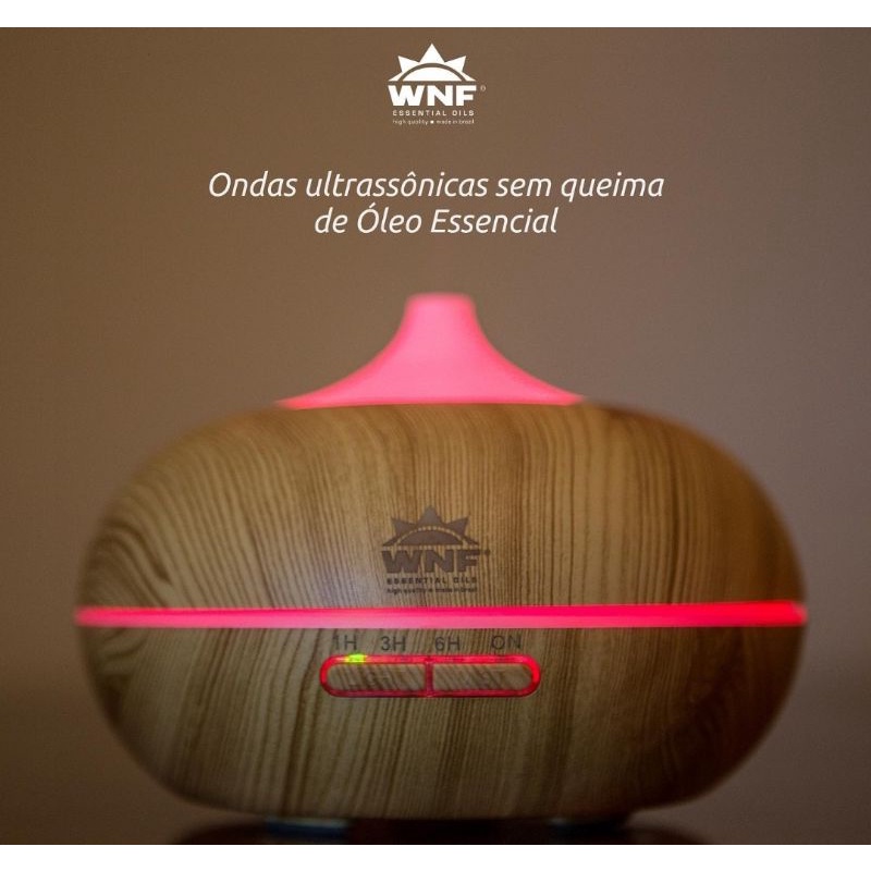 Difusor Ultrassônico WNF V5 Difusão a frio e sem queima do óleo essencial Aromaterapia Aromacologia - WNF