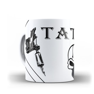 caneca tatuador tatuadora tattoo tatuagens  profissão