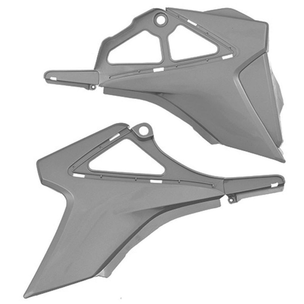 Carenagem Carcaça Tampa Lateral Para Moto Modelo Original Cromo Forte Honda NXR Bros 150 2009 2010 2011 2012 2013 E 2014