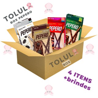 Box Kit Pepero Snack Coreano Especial Tolula Box em Oferta na Shopee