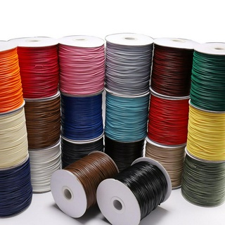 Fio De Cera De Couro Algodão Para Jóias De Bricolage Suprimentos Pulseira (10m/Lote 22 Cores)